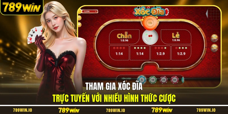 Tham gia xóc đĩa trực tuyến với nhiều hình thức cược 